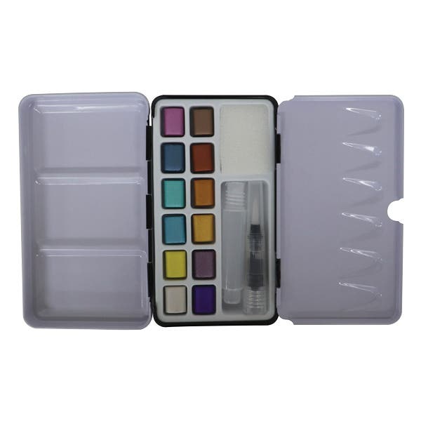 Byron Watercolour Metallic Pocket Set