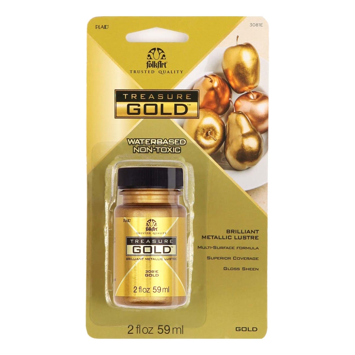 FolkArt Treasure Gold Acrylic Paints 59ml