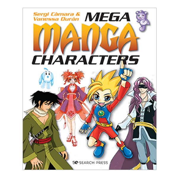Mega Manga Characters Book