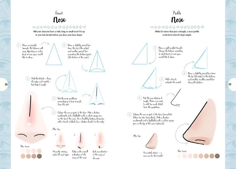 10 Step Drawing Manga Book