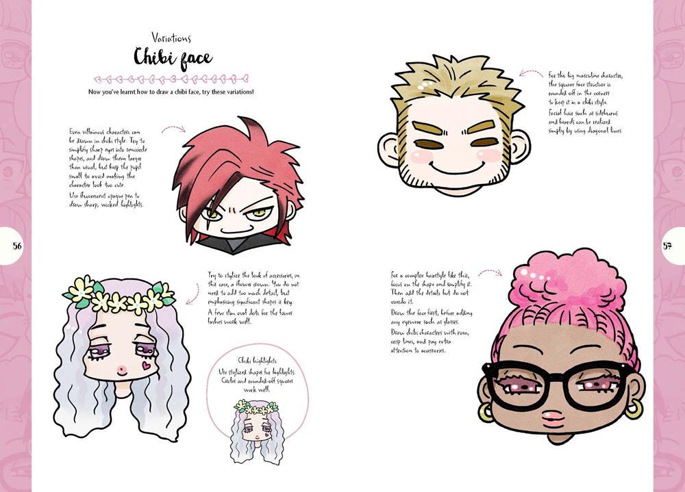 10 Step Drawing Manga Book