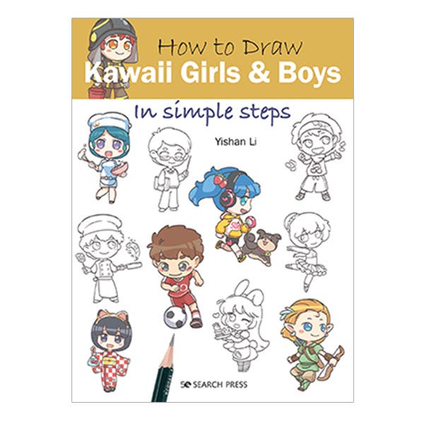 How to Draw Kawaii Girls & Boys Book