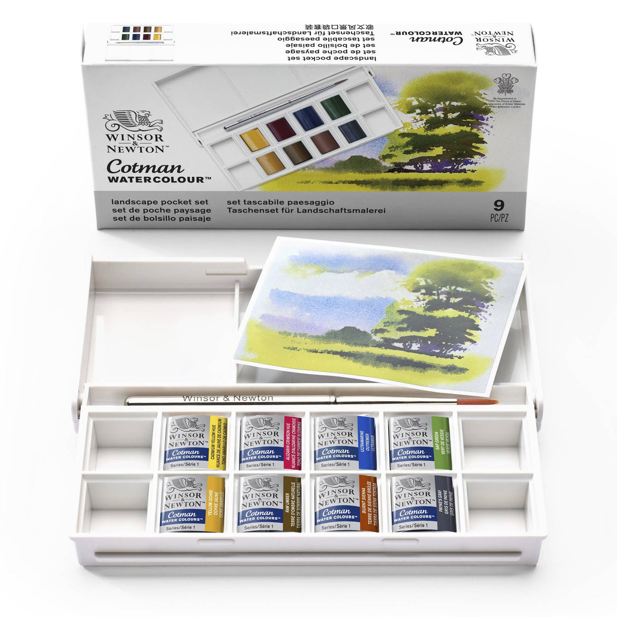 Winsor & Newton Cotman Half Pan Watercolour Pocket Sets
