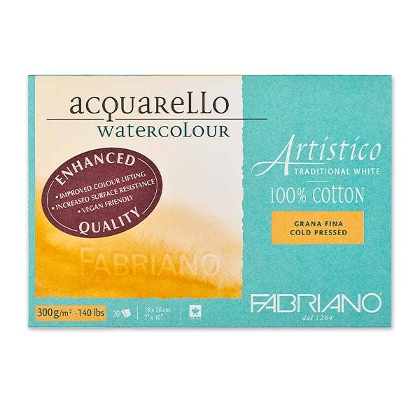 Fabriano Artistico Enhanced Watercolour Blocks