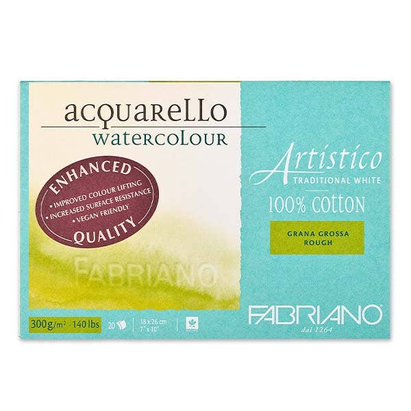 Fabriano Artistico Enhanced Watercolour Blocks