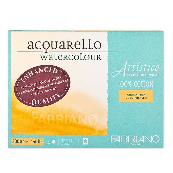 Fabriano Artistico Enhanced Watercolour Blocks