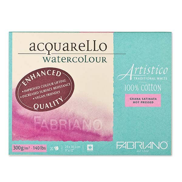 Fabriano Artistico Enhanced Watercolour Blocks