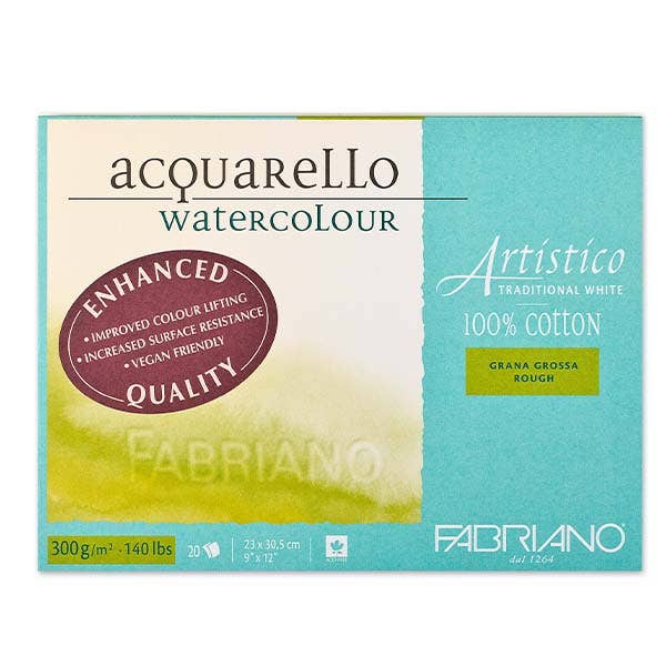 Fabriano Artistico Enhanced Watercolour Blocks