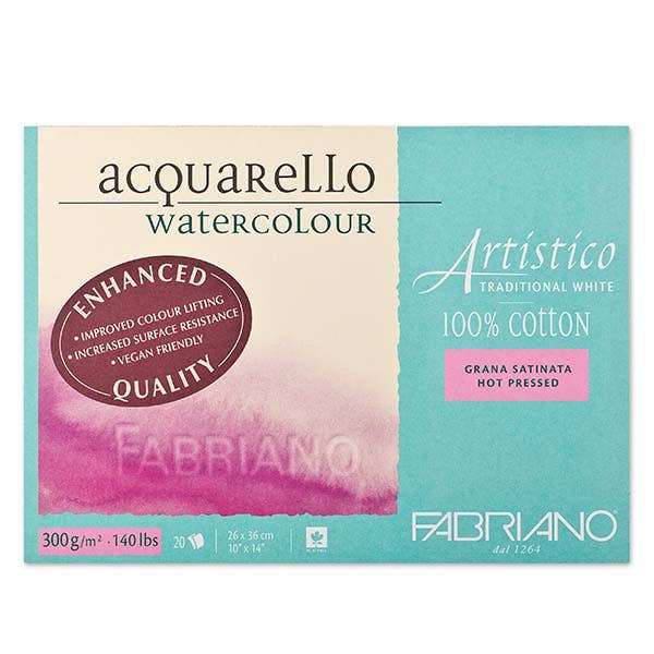 Fabriano Artistico Enhanced Watercolour Blocks