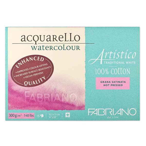 Fabriano Artistico Enhanced Watercolour Blocks