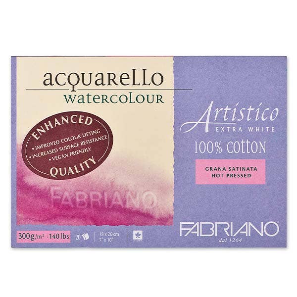 Fabriano Artistico Enhanced Watercolour Blocks
