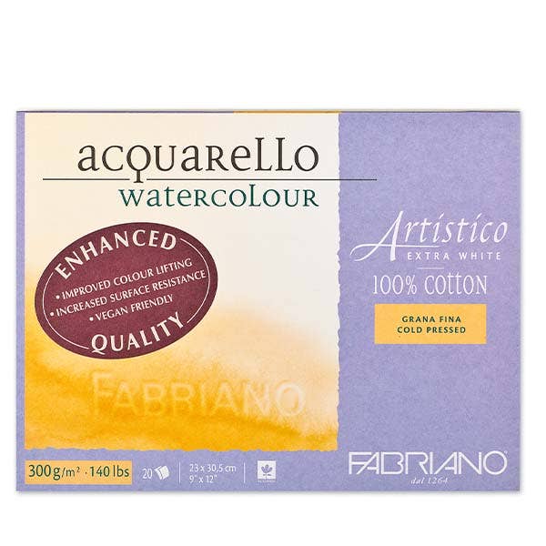 Fabriano Artistico Enhanced Watercolour Blocks