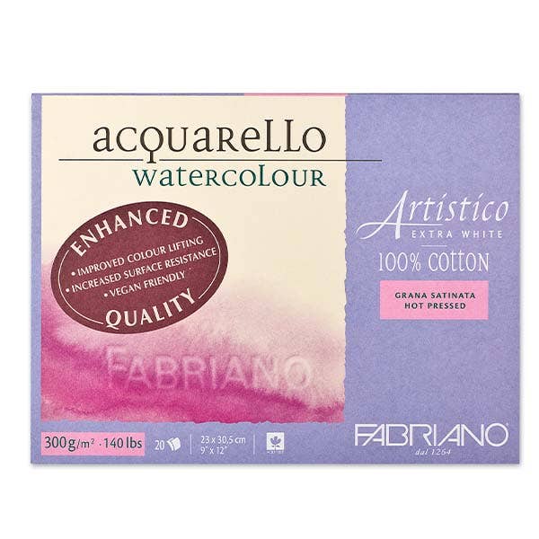 Fabriano Artistico Enhanced Watercolour Blocks