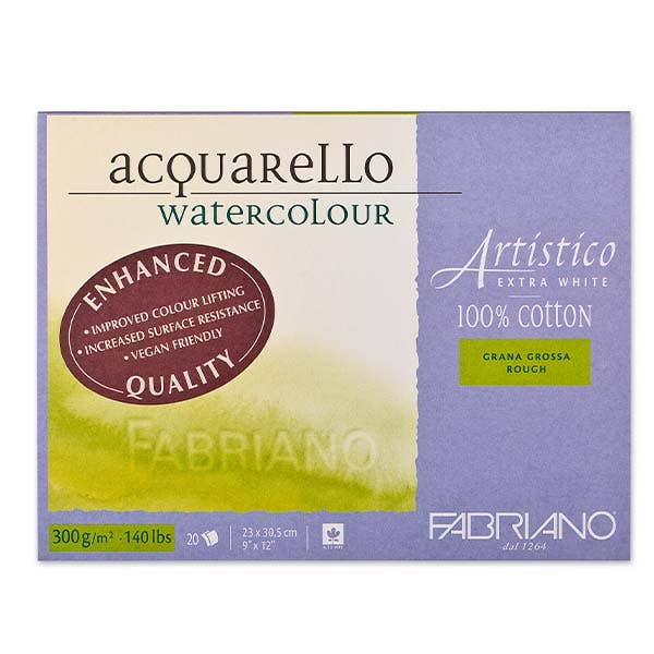 Fabriano Artistico Enhanced Watercolour Blocks
