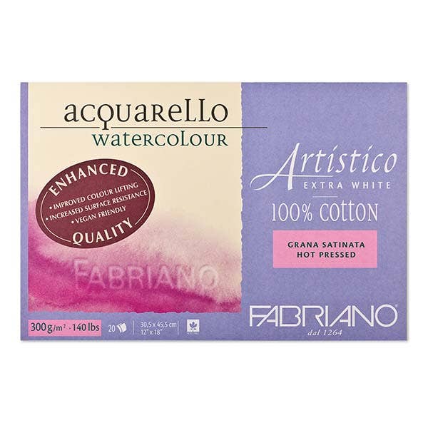 Fabriano Artistico Enhanced Watercolour Blocks