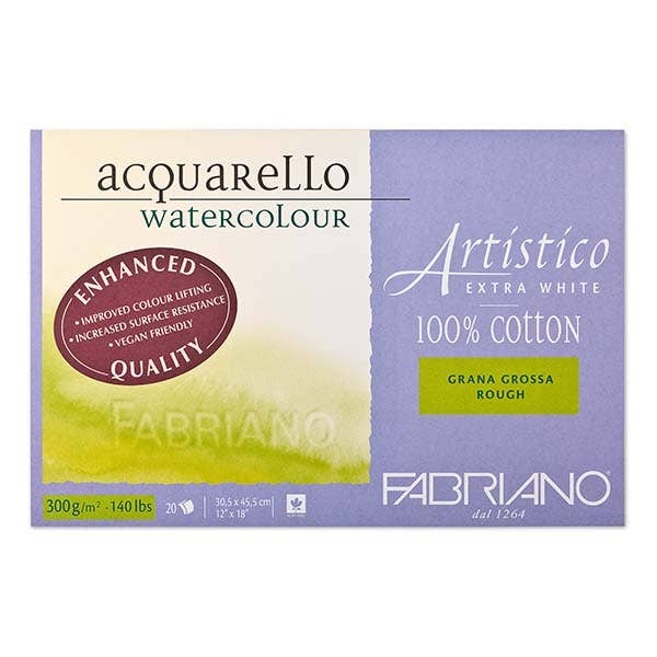 Fabriano Artistico Enhanced Watercolour Blocks
