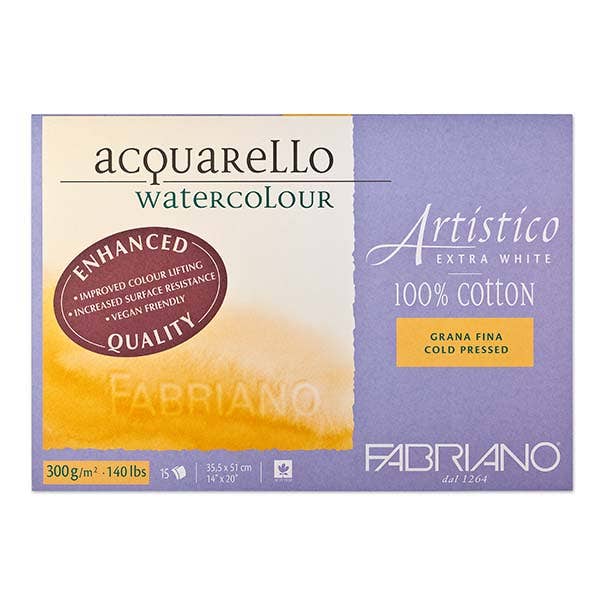 Fabriano Artistico Enhanced Watercolour Blocks