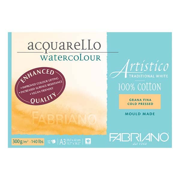 Fabriano Artistico Enhanced Watercolour Pads