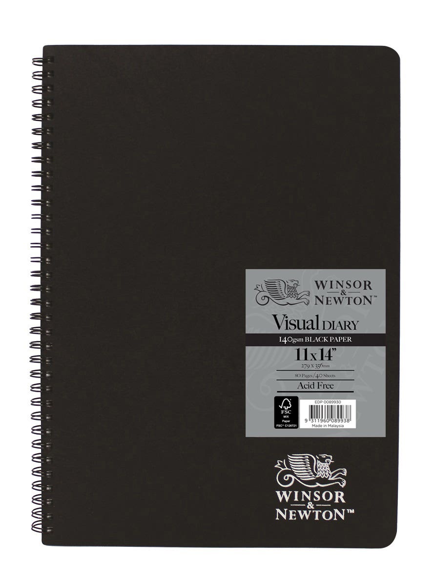 Winsor & Newton Double Wire Black Paper Visual Diaries