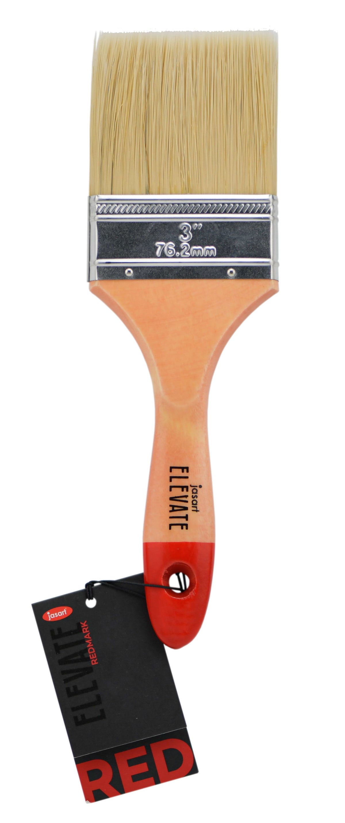 Jasart Elevate Redmark Flat Brushes White