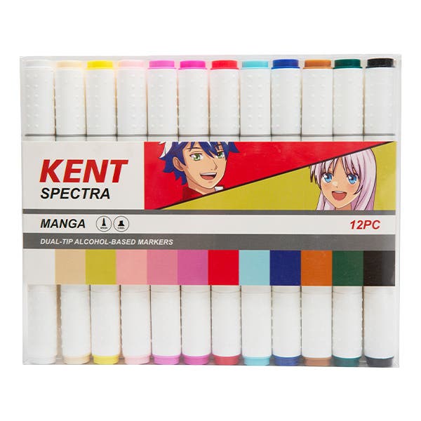 Kent Spectra Graphic Design Marker Sets of 12