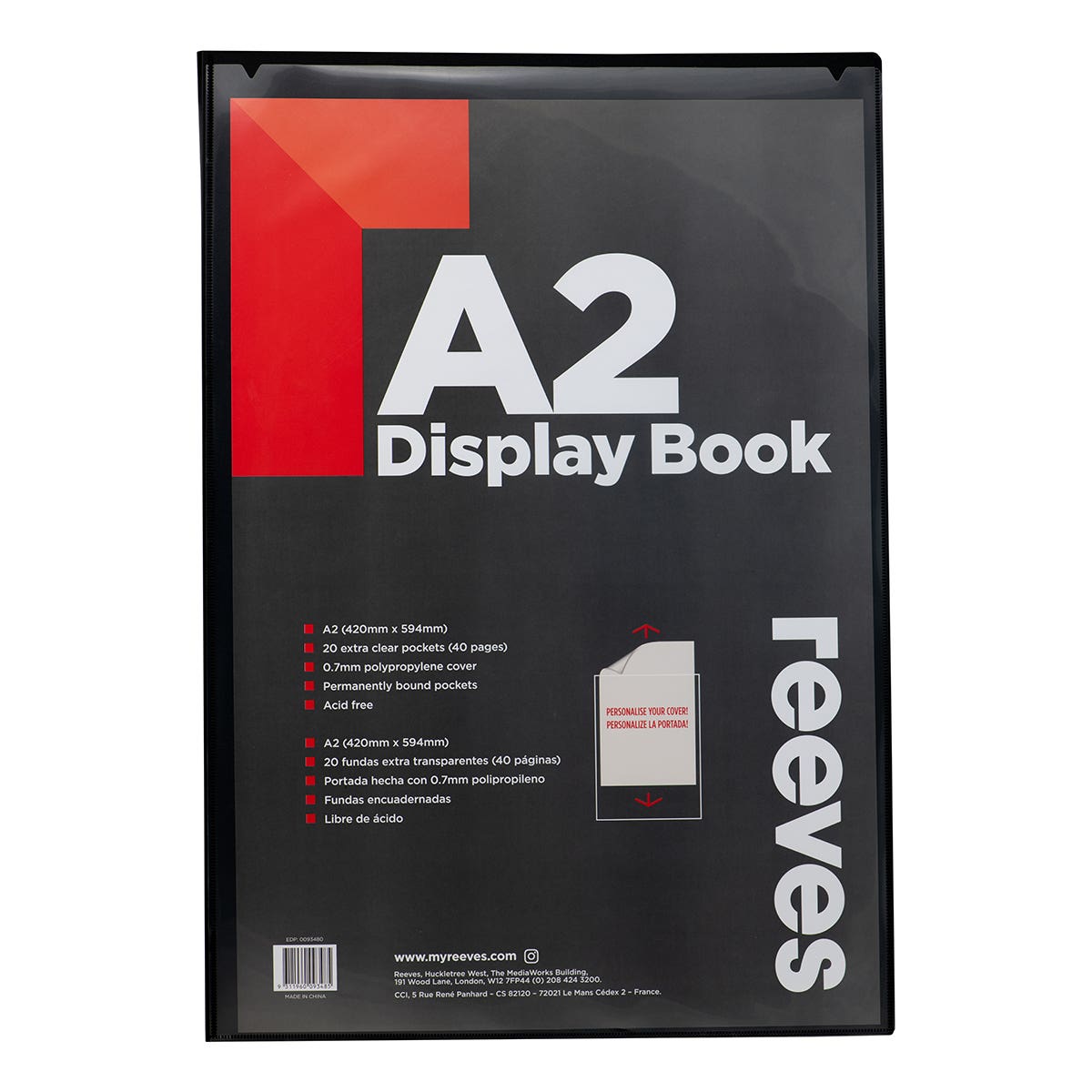 Reeves A2 Display Book