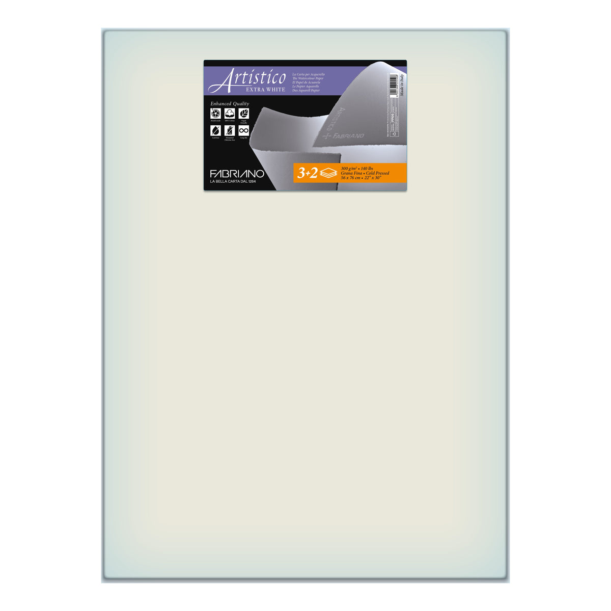 Fabriano Artistico Enhanced Watercolour Paper 3+2 Bonus Packs