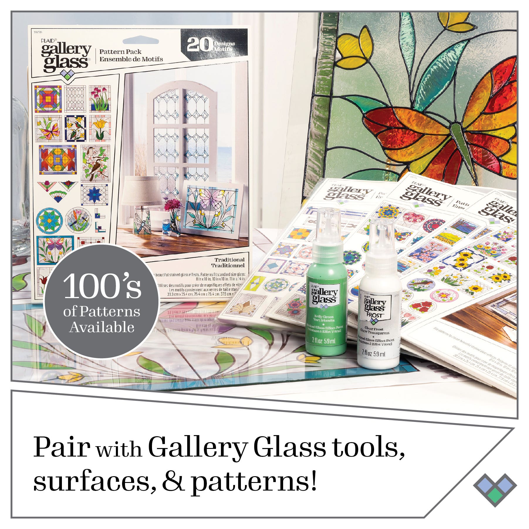 Plaid Gallery Glass Liquid Leading Paints