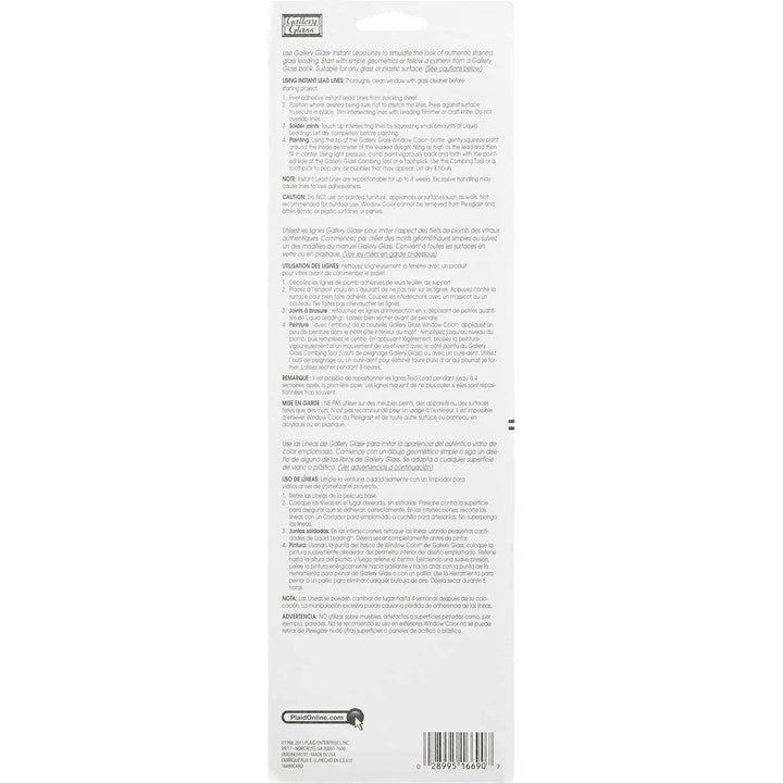 Plaid Gallery Glass Instant Lead Pack