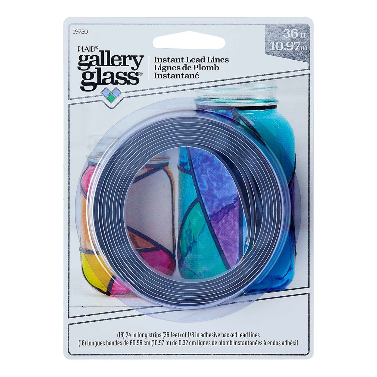 Plaid Gallery Glass Instant Lead Roll