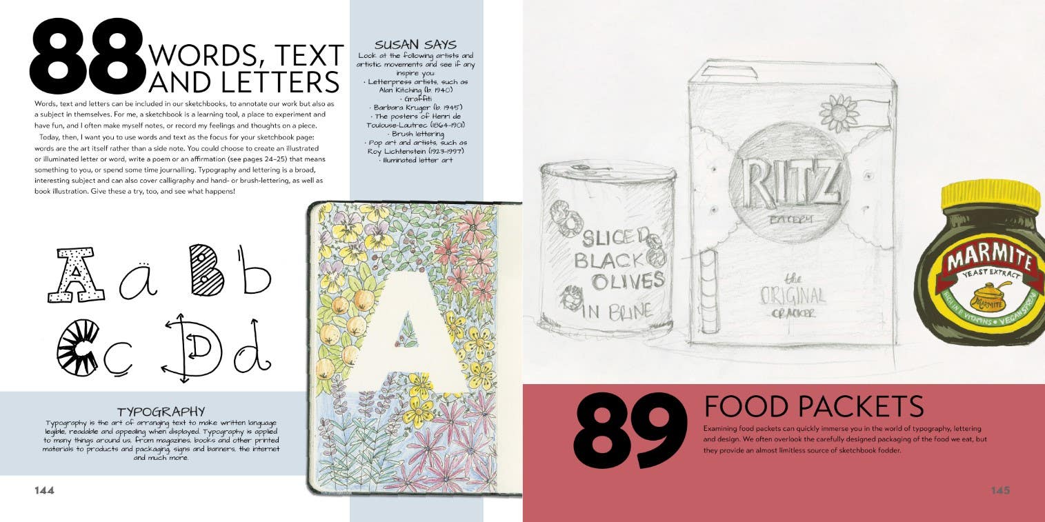 Sketchbook Challenge Book: 100 Prompts for Everyday Drawing