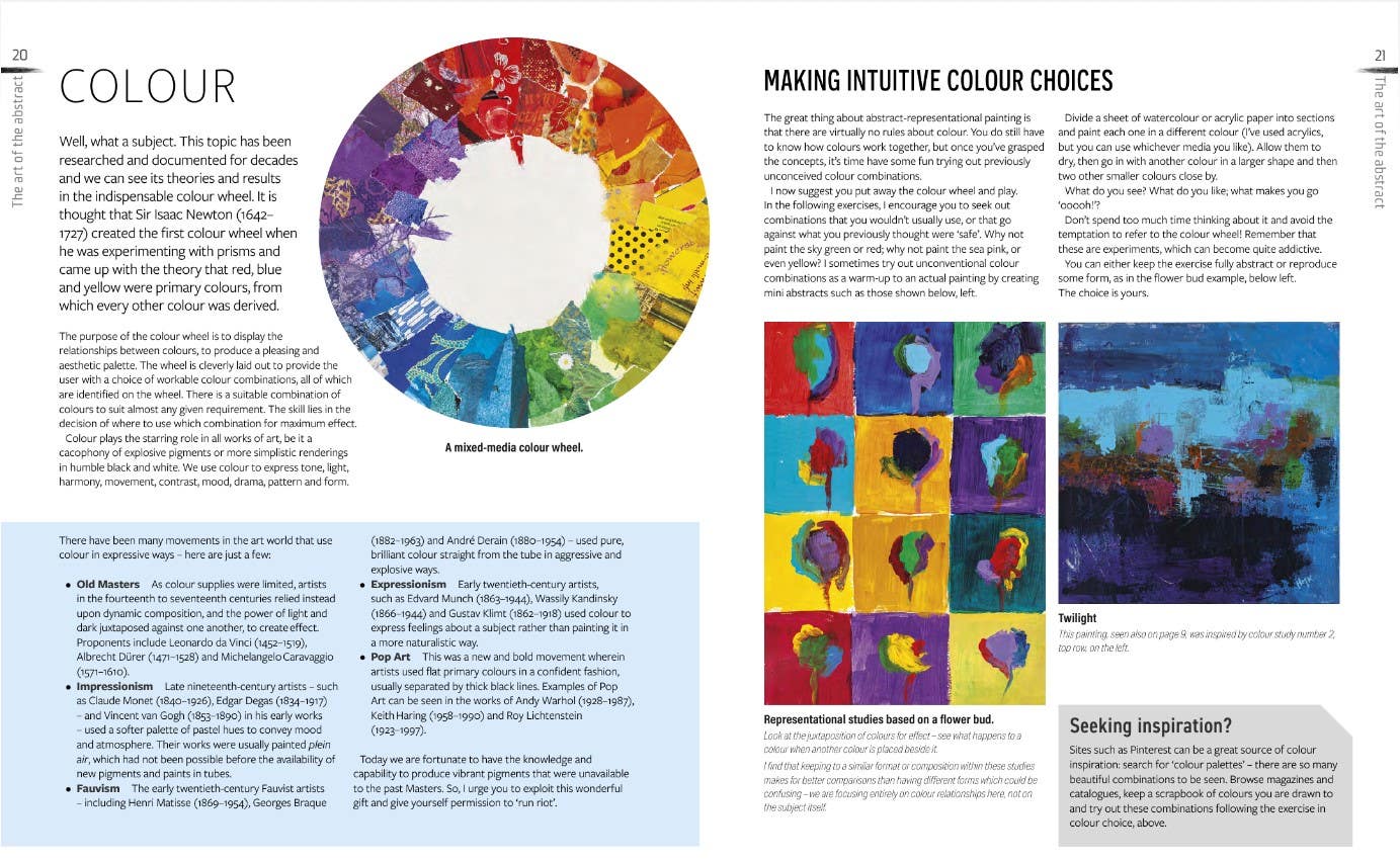 Innovative Artist Abstract and Mixed Media Book