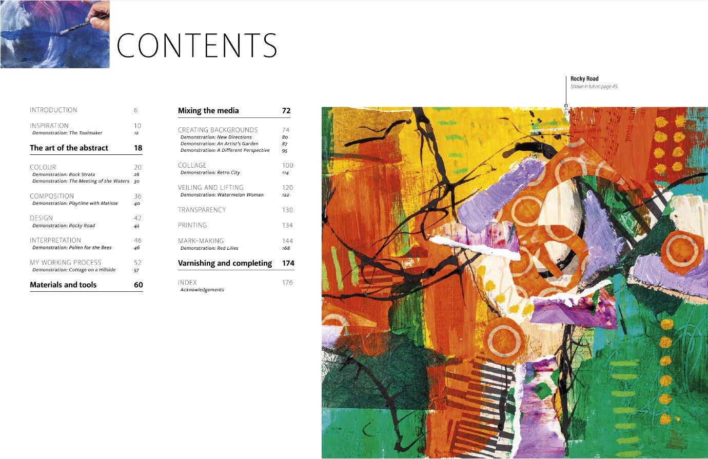 Innovative Artist Abstract and Mixed Media Book