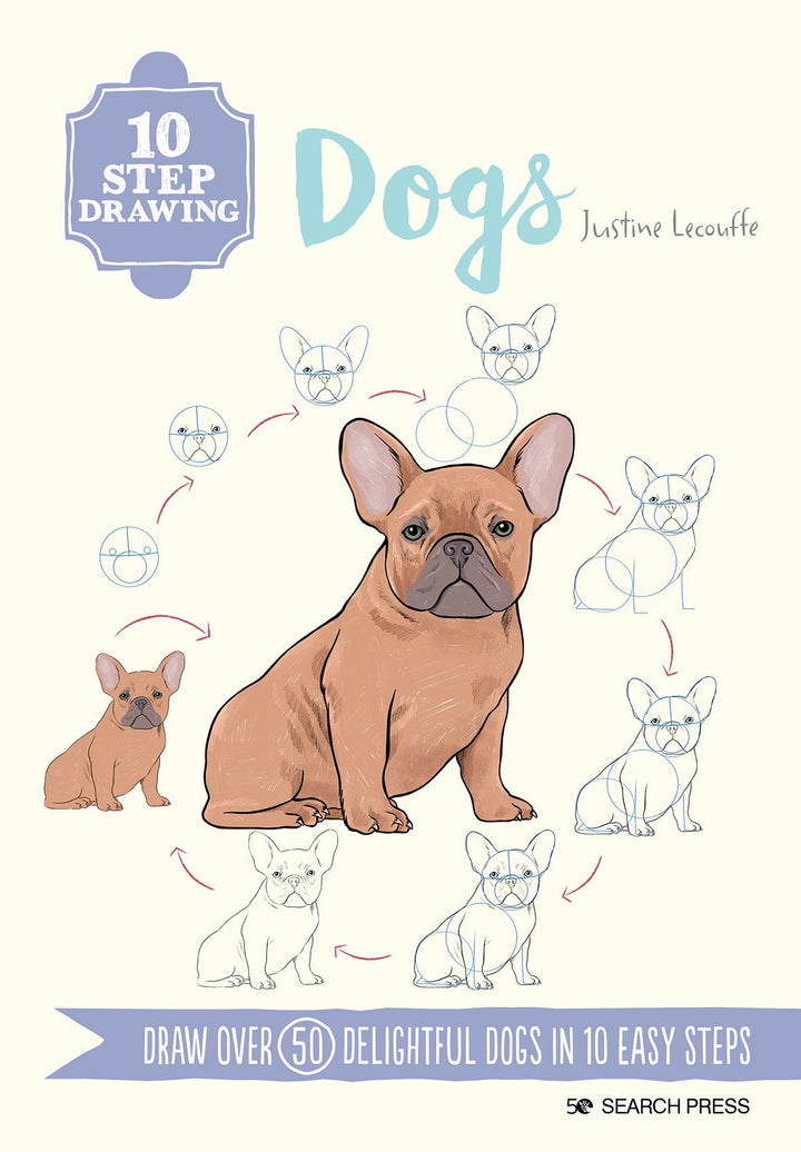 10 Step Drawing Dogs Book