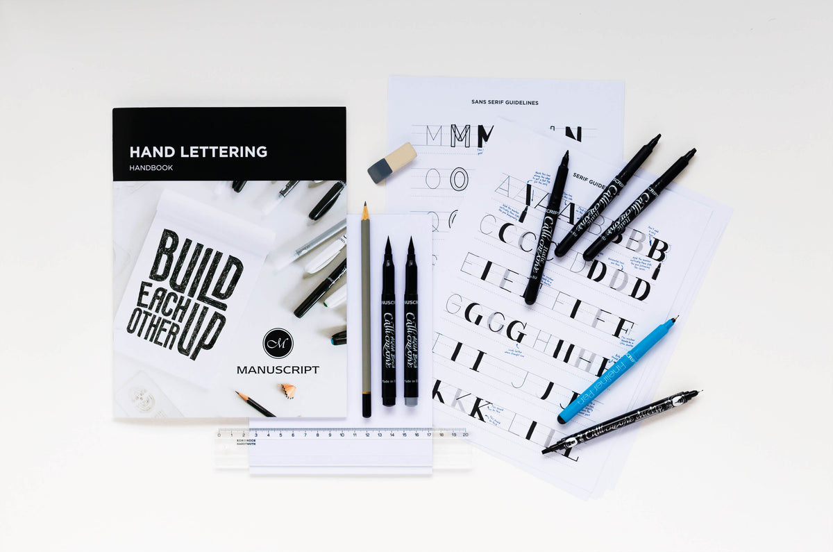 Manuscript Class Teach Yourself Lettering Kit