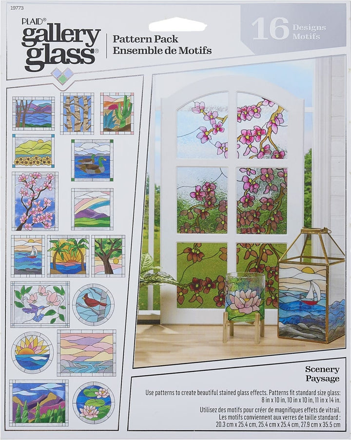 Plaid Gallery Glass Pattern Packs