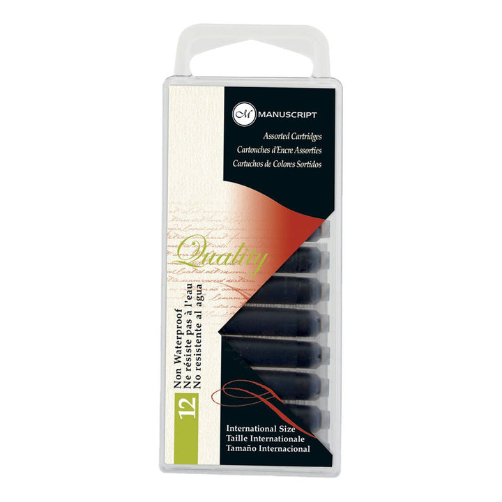 Manuscript Nib Ink Cartridge Pack of 12