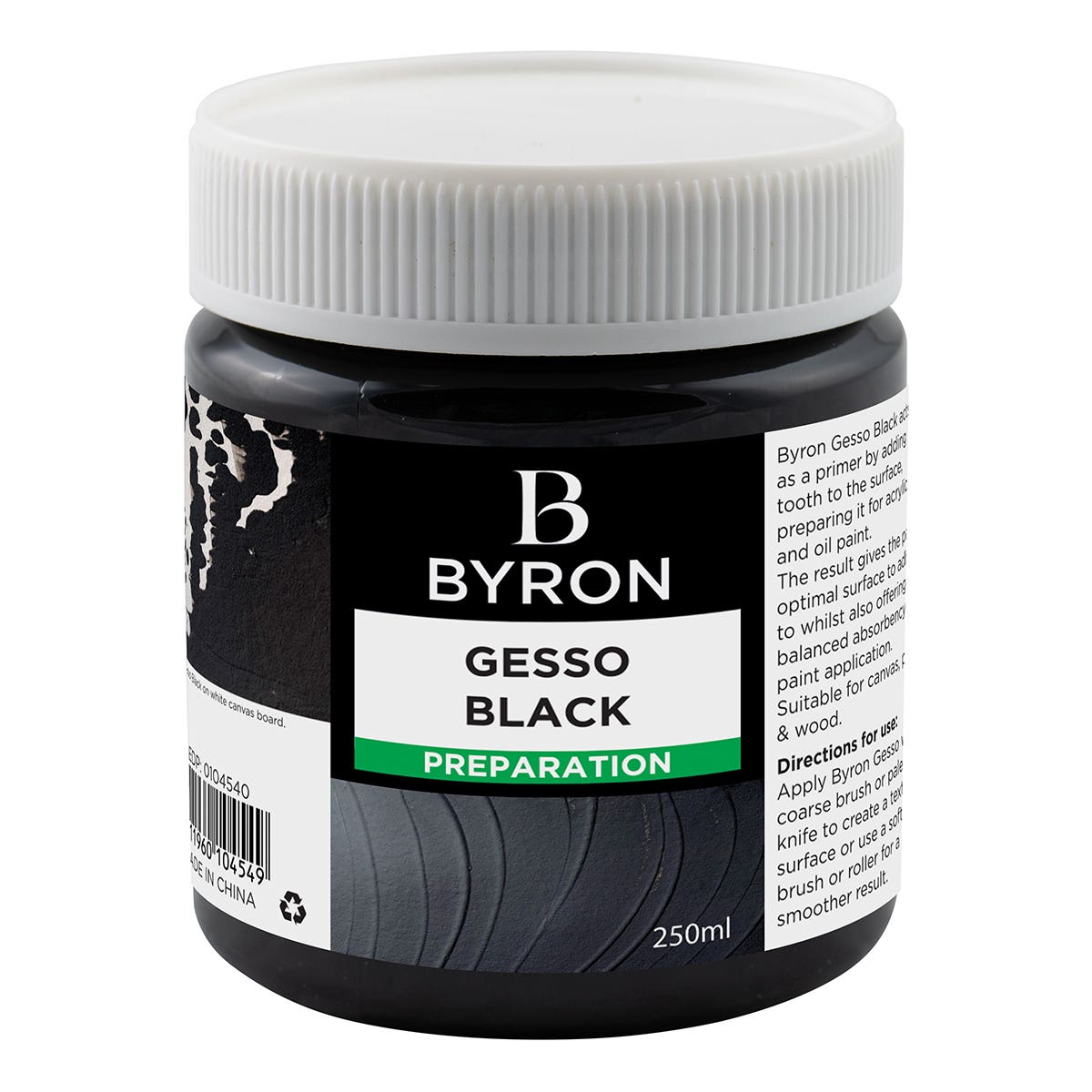 Byron Black Gesso