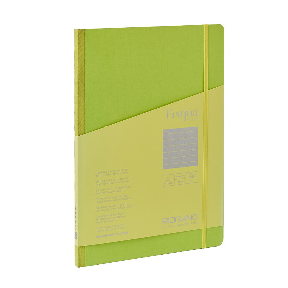 Fabriano Ecoqua Plus Fabric Bound Lined Notebooks