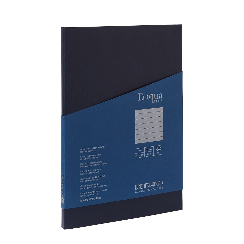 Fabriano Ecoqua Plus Glued Lined Notebooks