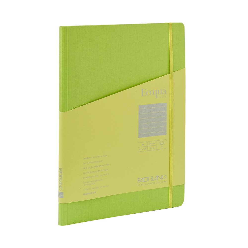 Fabriano Ecoqua Plus Hidden Spiral Lined Notebooks