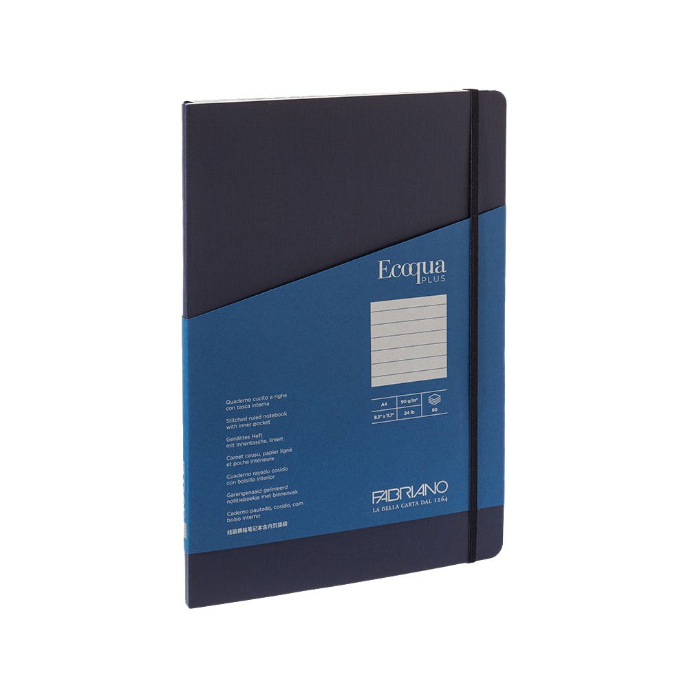 Fabriano Ecoqua Plus Stitched Lined Notebooks