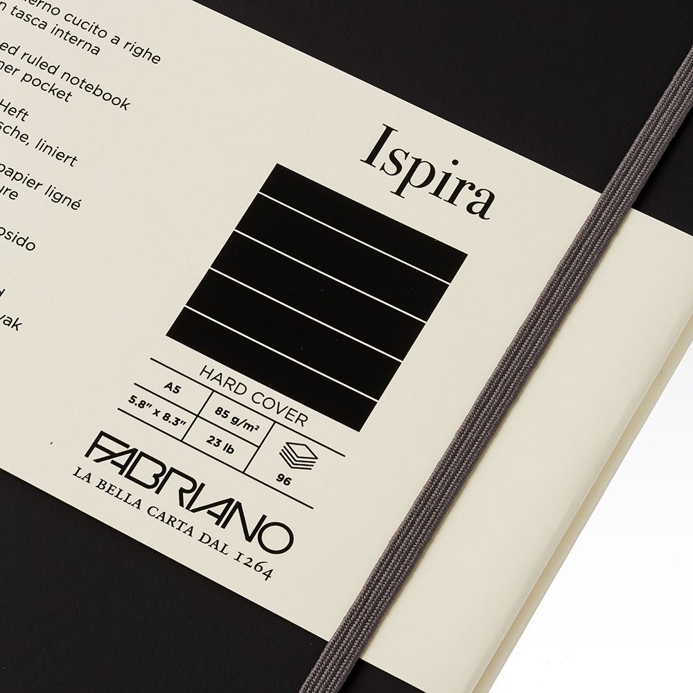 Fabriano Ispira Hard Cover Lined Notebooks