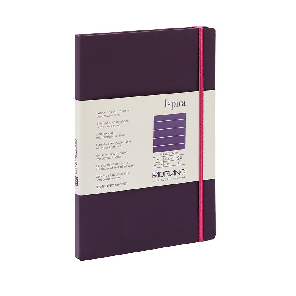 Fabriano Ispira Hard Cover Lined Notebooks