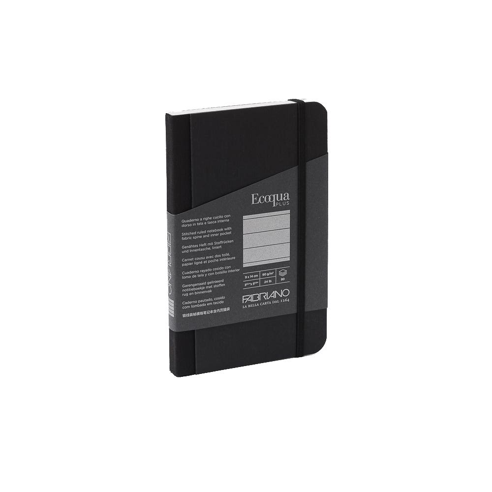 Fabriano Ecoqua Plus Fabric Bound Lined Notebooks