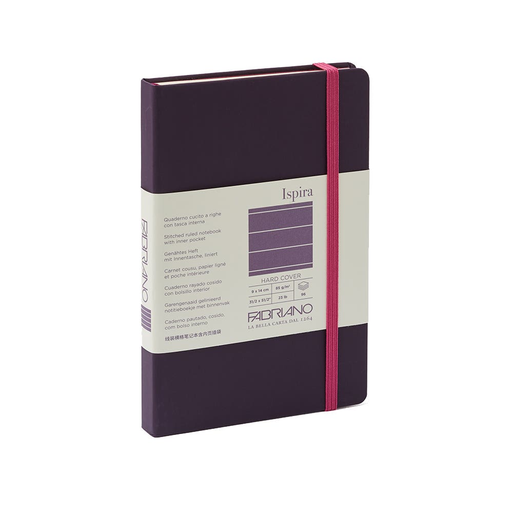 Fabriano Ispira Hard Cover Lined Notebooks