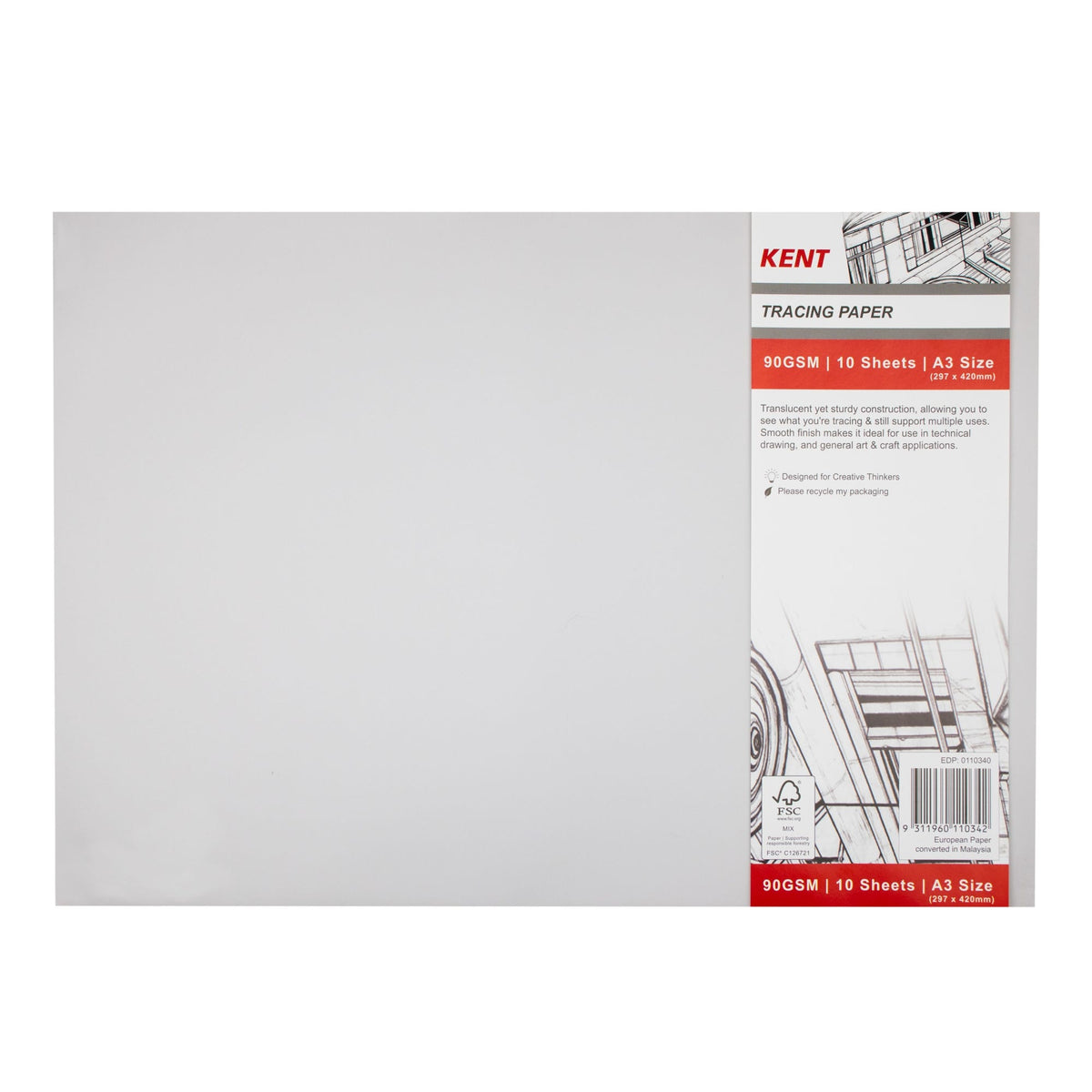 Kent Tracing Paper Packs