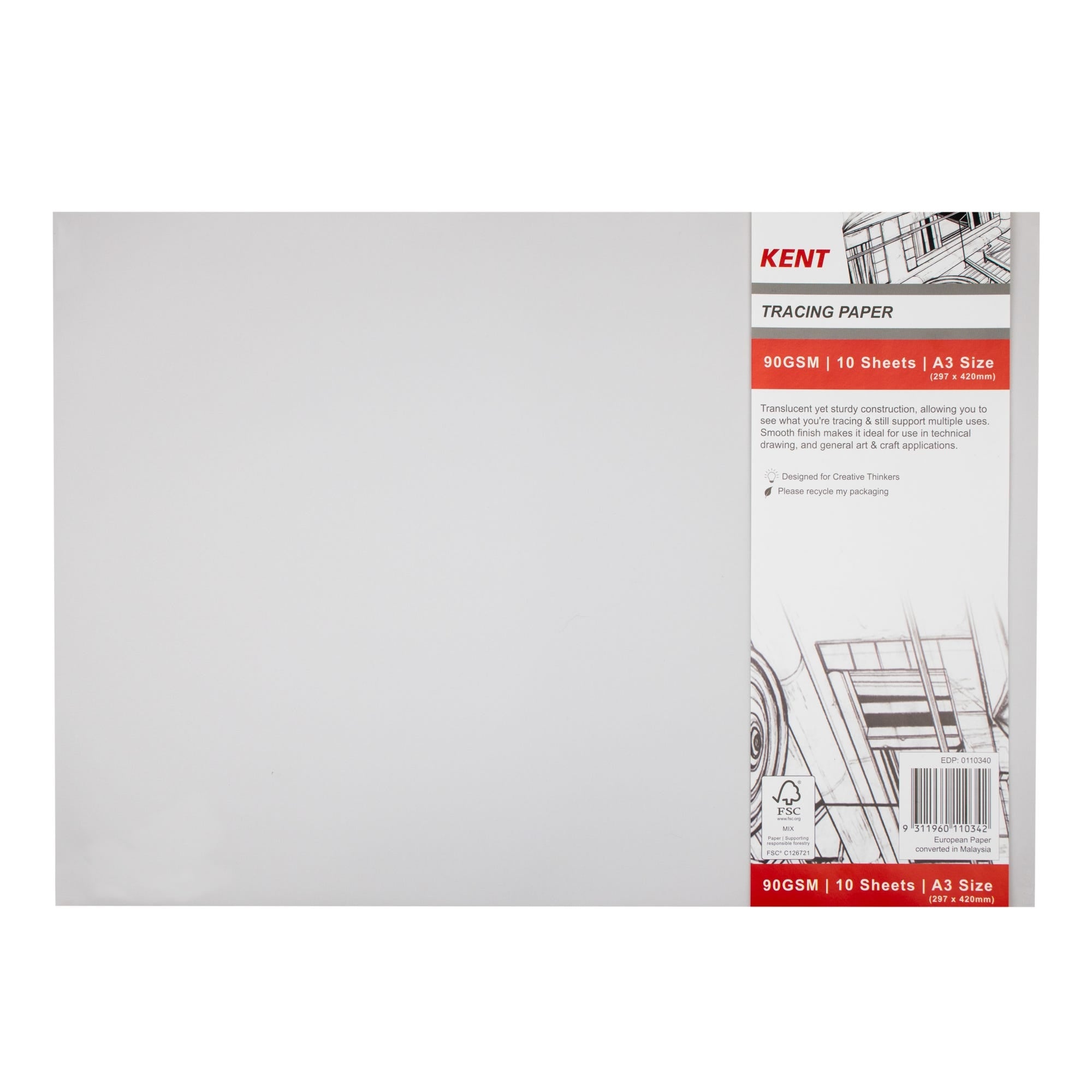 Kent Tracing Paper Packs