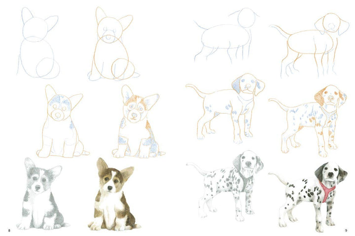 How To Draw Puppies In Simple Steps Book