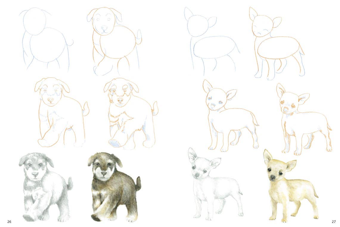 How To Draw Puppies In Simple Steps Book